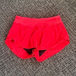 Outdoor Voices Red Athletic Shorts